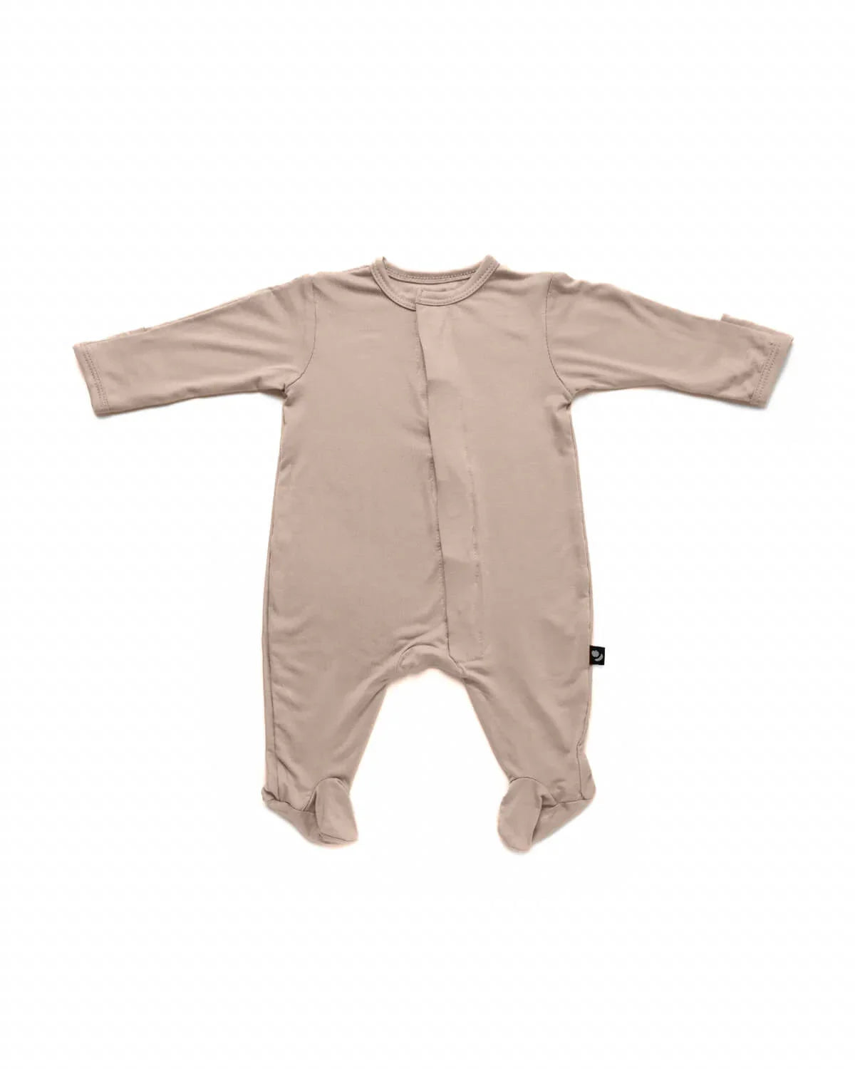 mameluco magnético con pie beige