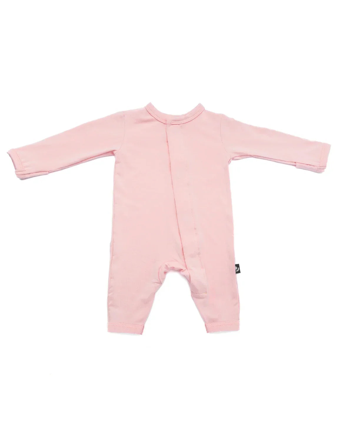 Mameluco magnetico rosa sin pie, ideal para cambios de pañal