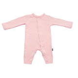 Mameluco magnetico rosa sin pie, ideal para cambios de pañal