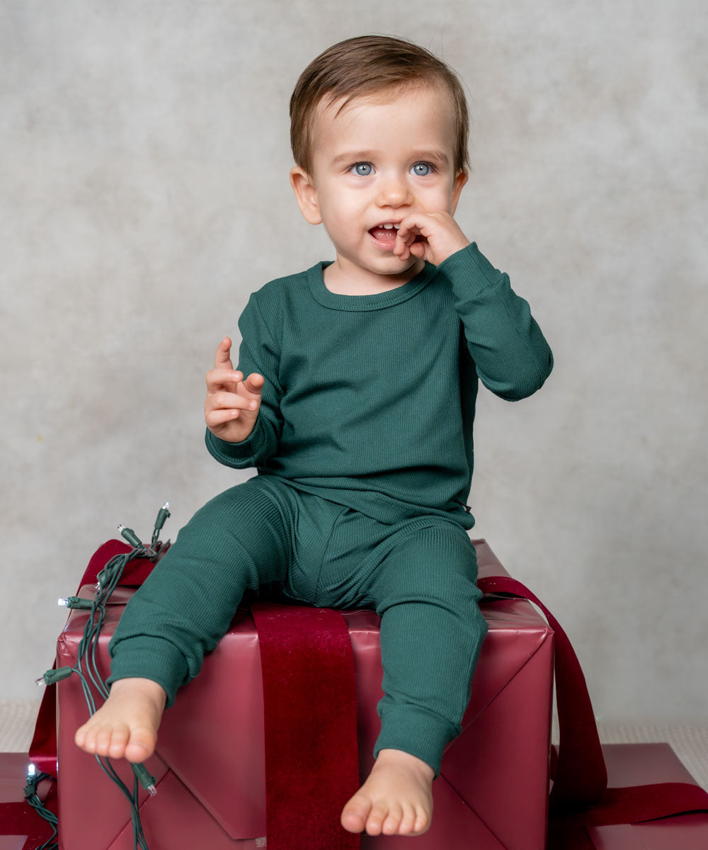 Pijama dos piezas manga larga